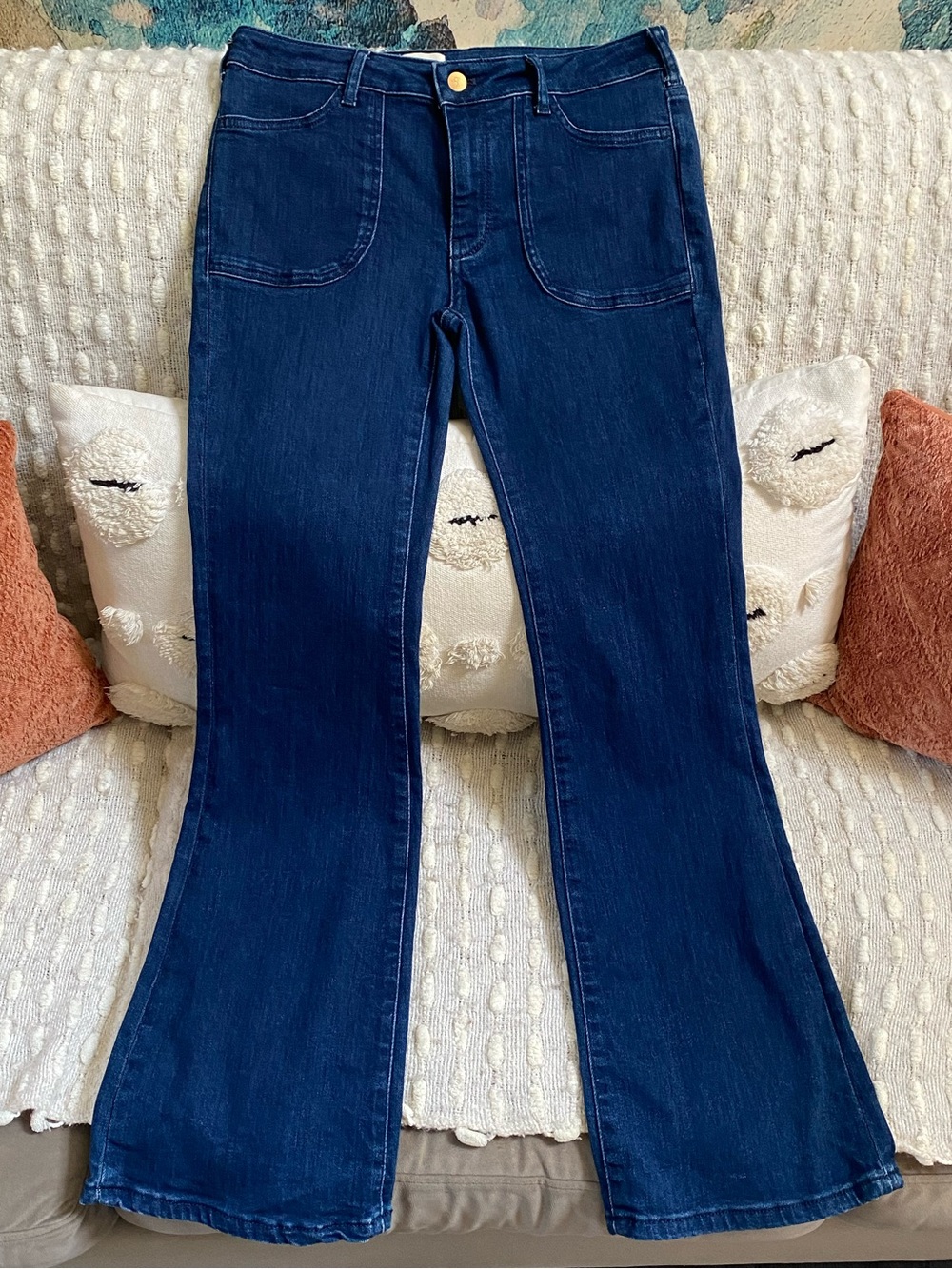 {Pilcro} Front Pocket Flare Jean